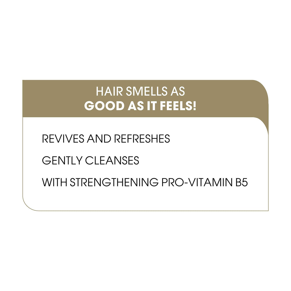 Alberto Balsam Juicy Green Apple shampoo wet-hair-detail reveals fresh, invigorating scent during rinse.