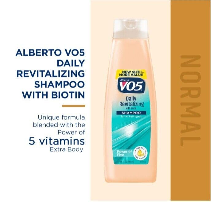 Alberto VO5 packaging image displaying six bottles per case
