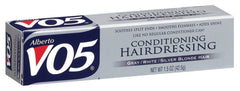 Alberto VO5 Hairdressing gray-white-silver 1.5oz tube pour adds shine and smooths flyaways.