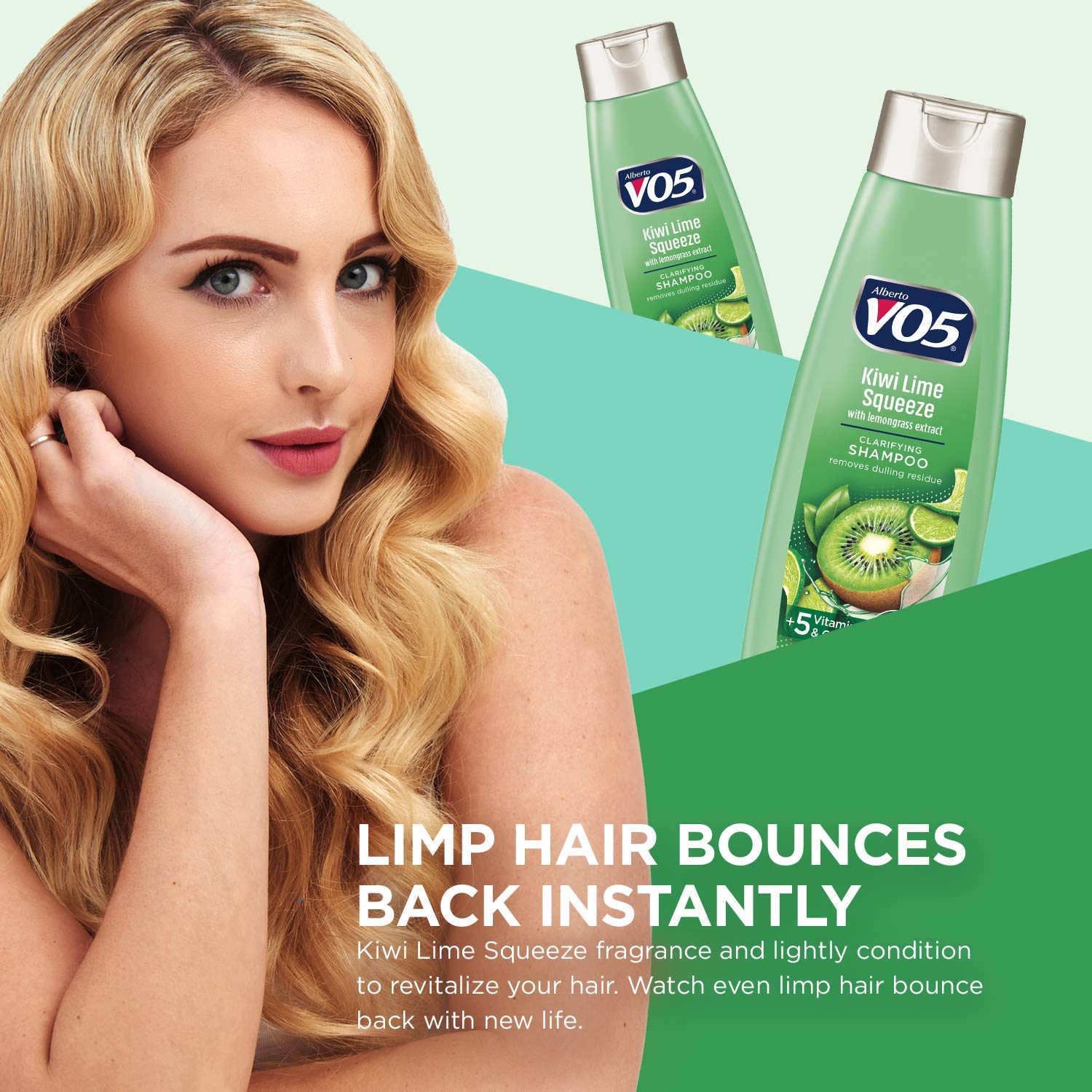 Alberto VO5 Kiwi Lime Squeeze ingredients revitalize hair