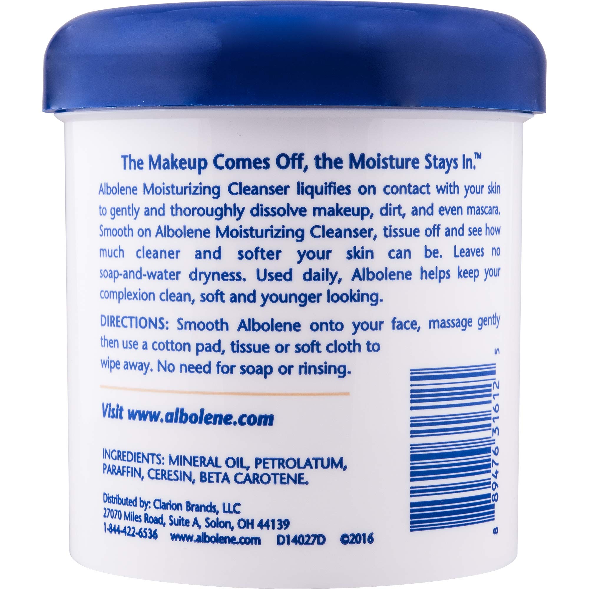 Albolene pack of 2 balm jars offers convenient multi-pack for home skincare