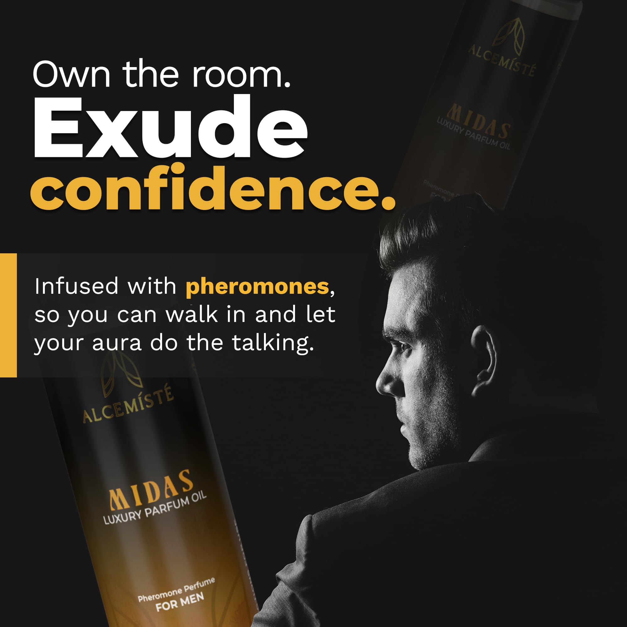 Alcemiste concentrated cologne citrus top notes evoke fresh daytime appeal.