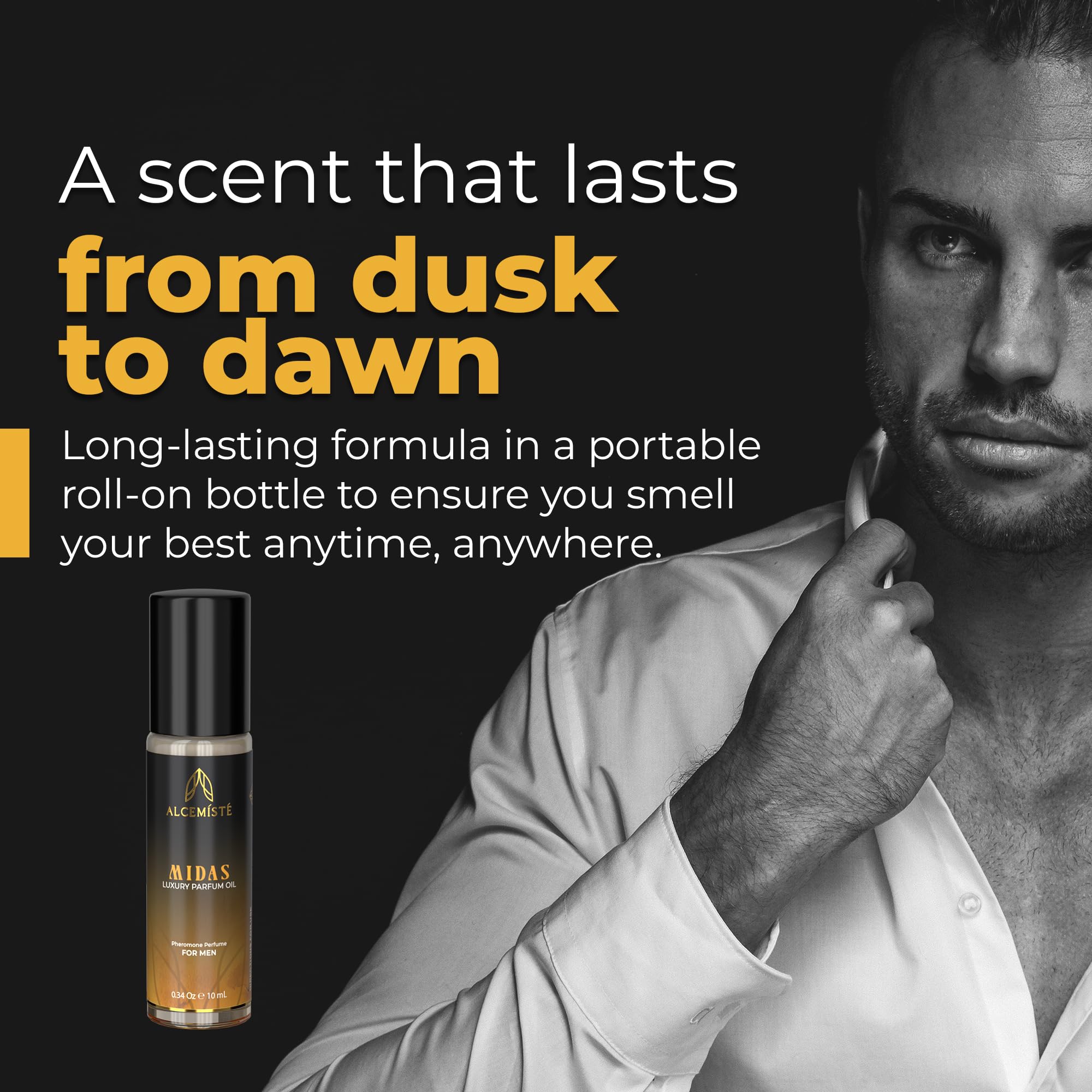 Alcemiste concentrated cologne travel-size rollerball fits pockets for quick scent boosts.