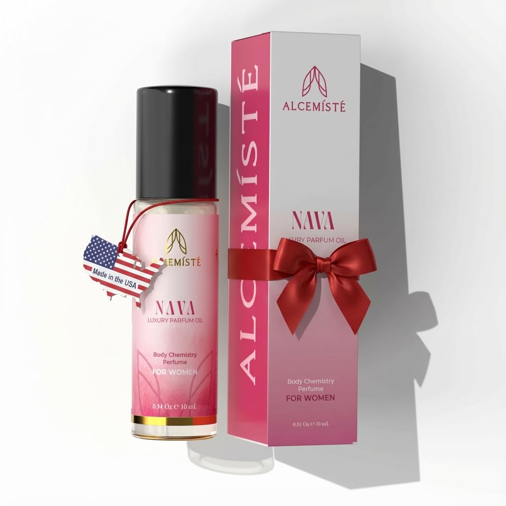 ALCEMÍSTÉ concentrated pheromones perfume rollerball for on-the-go scent touch-ups.
