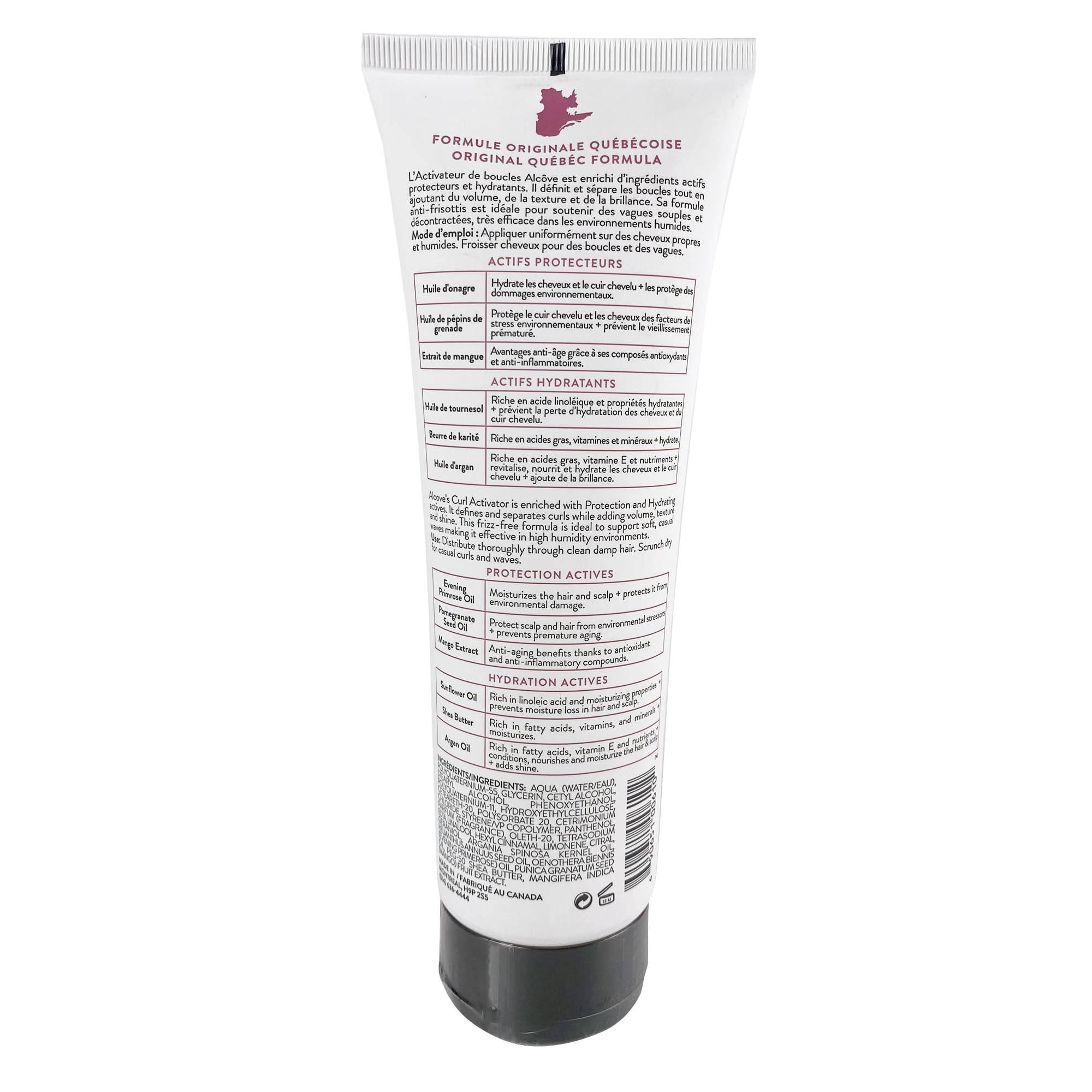 Alcôve Curl Activator product shot ready for defined, frizz-free styling.