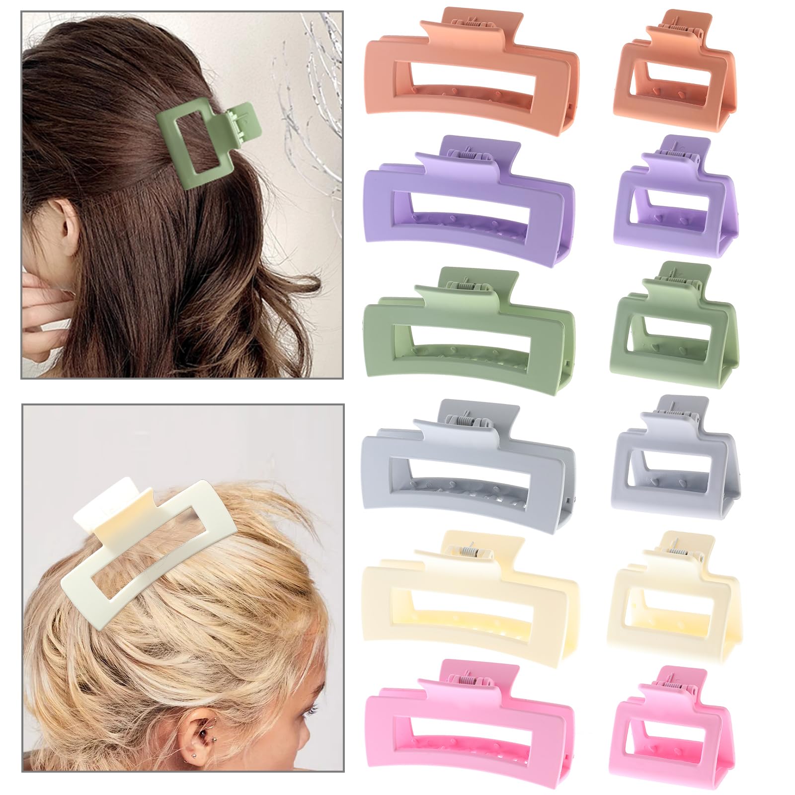 Alemaky clips work for thick and thin hair for everyday wear