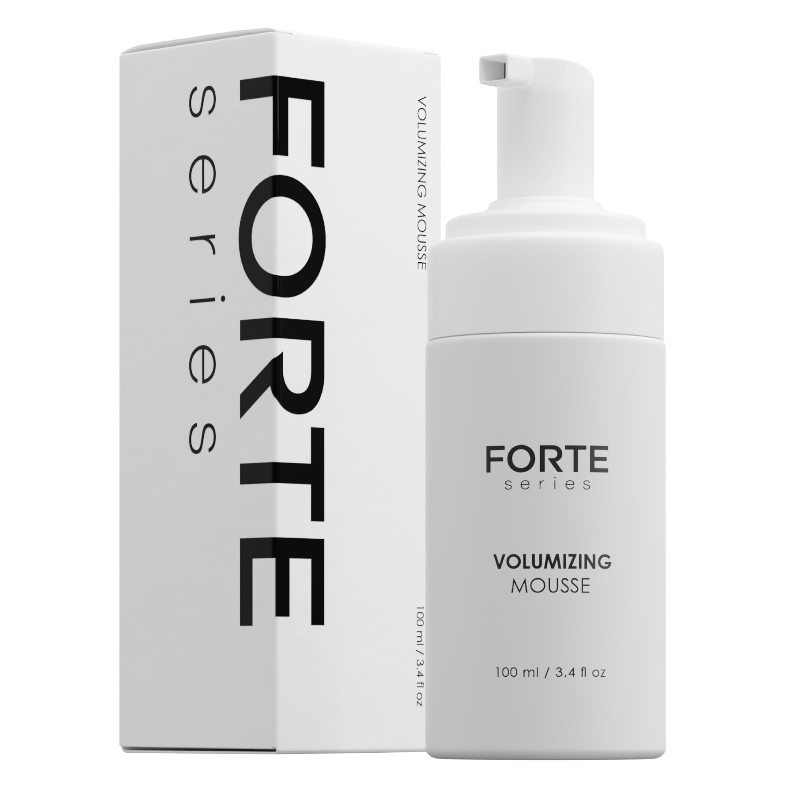 Alex Costa Forte Series volumizing mousse foam-dispense for quick root lift.