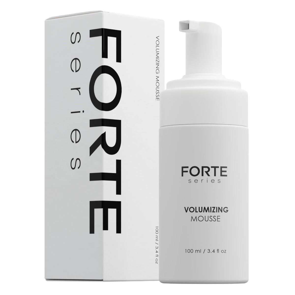 Alex Costa Forte Series volumizing mousse foam-dispense for quick root lift.