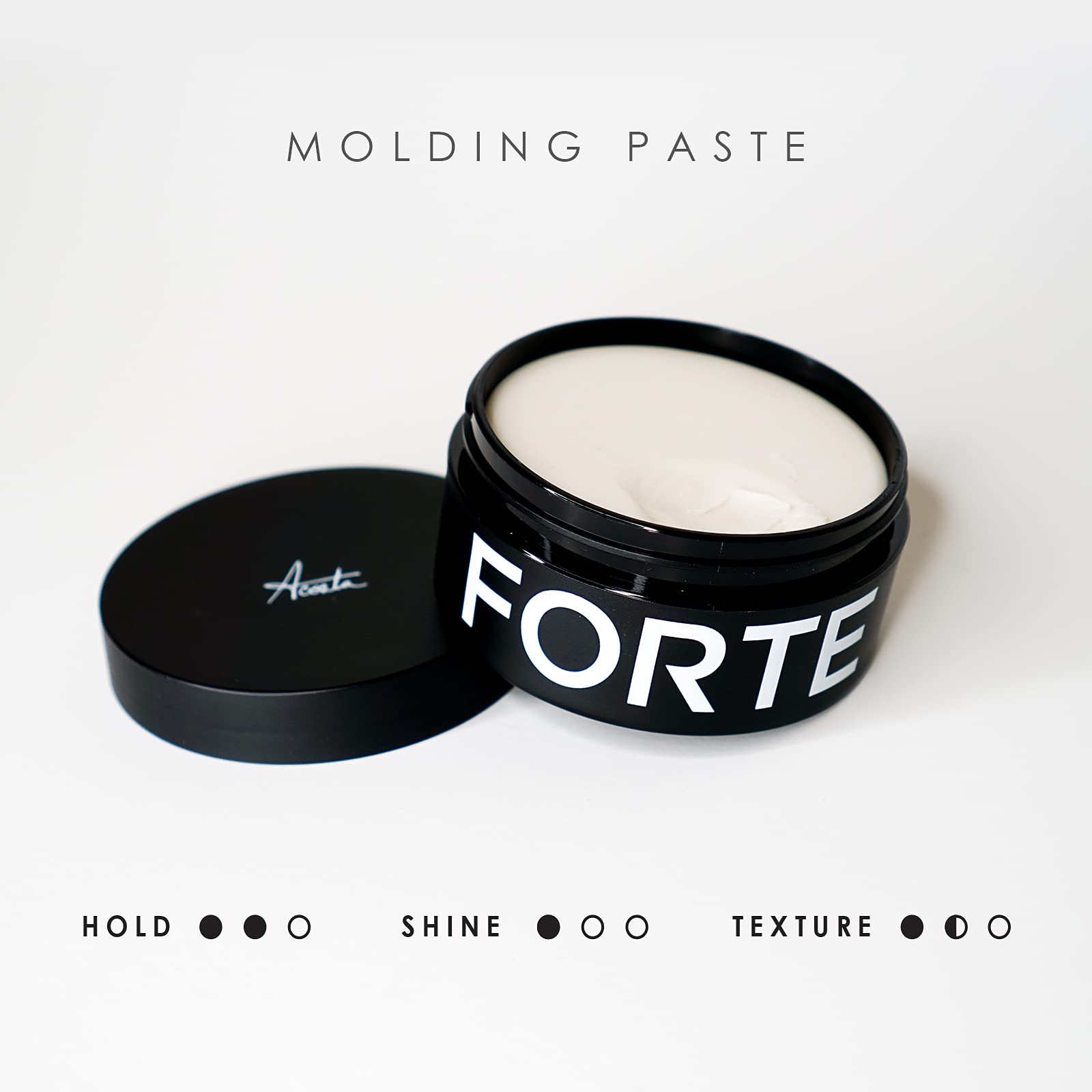 Alex Costa Molding Paste slicked-back style showcases matte finish with natural movement.