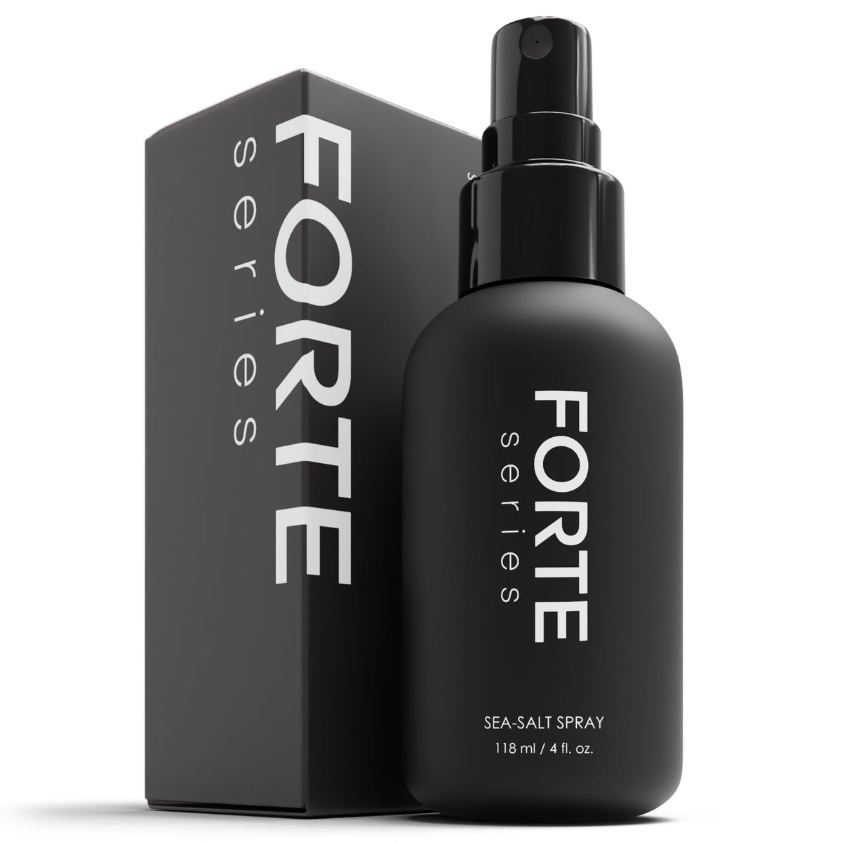 Alex Costa Forte Sea-Salt Spray bottle shows beachy volume and texture