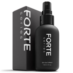 Alex Costa Forte Sea-Salt Spray bottle shows beachy volume and texture