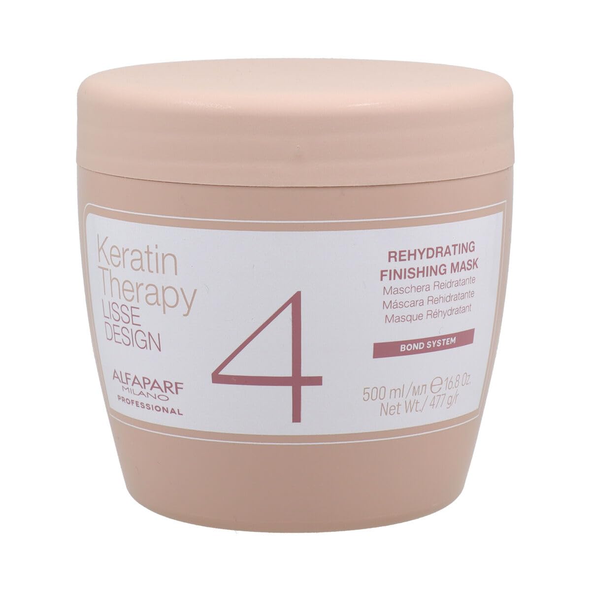 Alfaparf Milano Lisse Design Nutritive Mask 500ml packshot for smoother hair and nourished-looking results