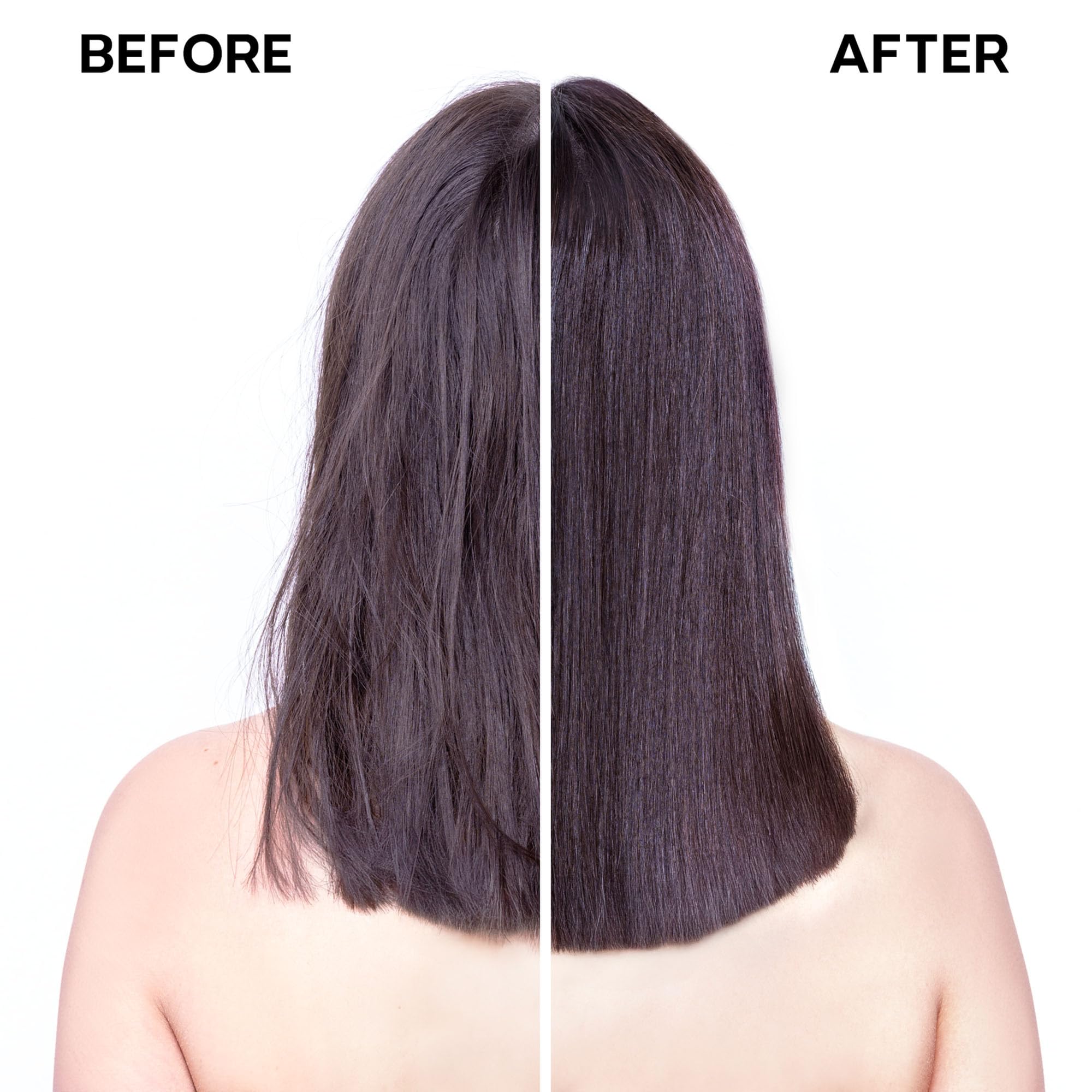 ALFAPARF MILANO Semi di Lino Diamond detangled hair appears smooth and manageable.