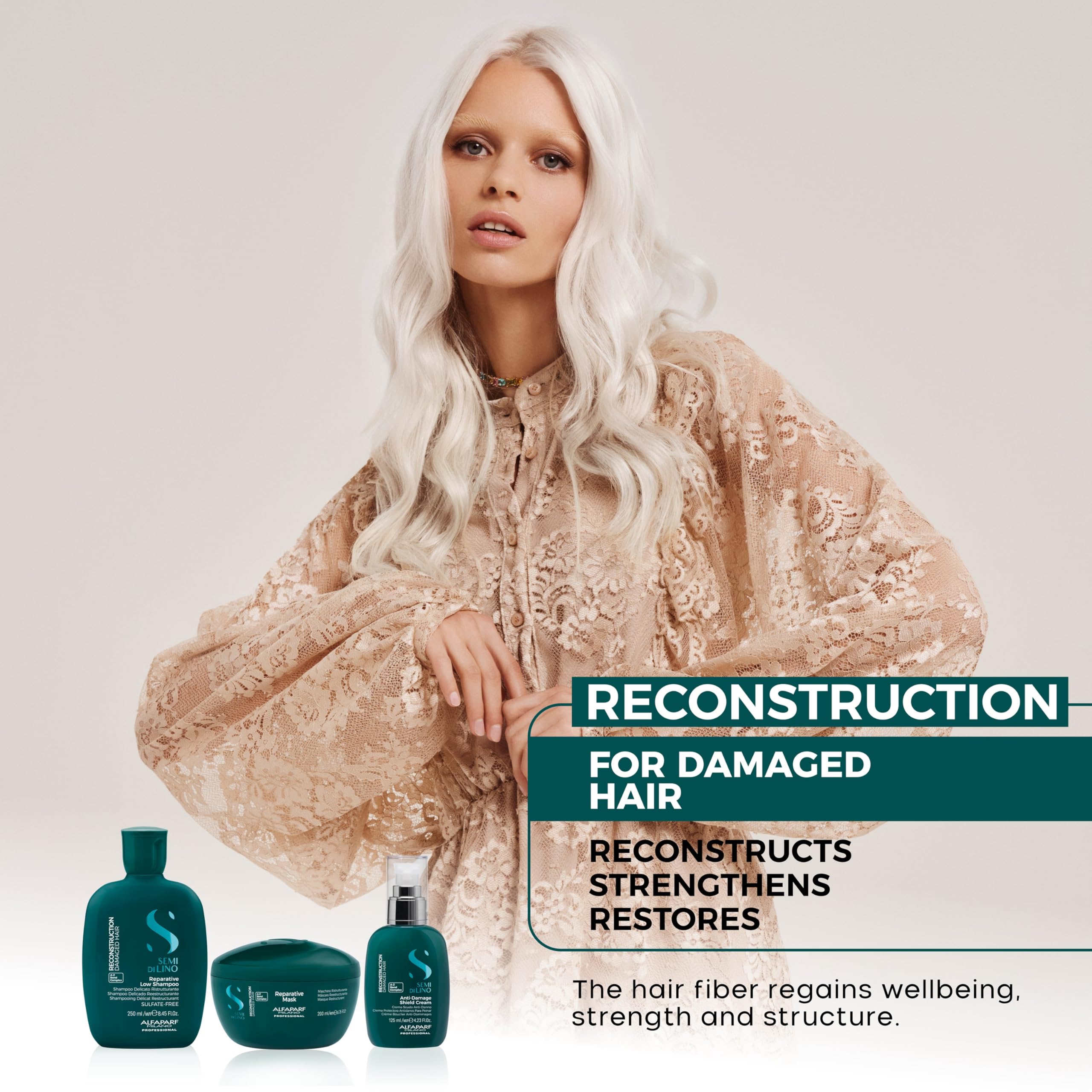 Alfaparf Milano vegan formula image reinforces eco-friendly packaging and sustainability