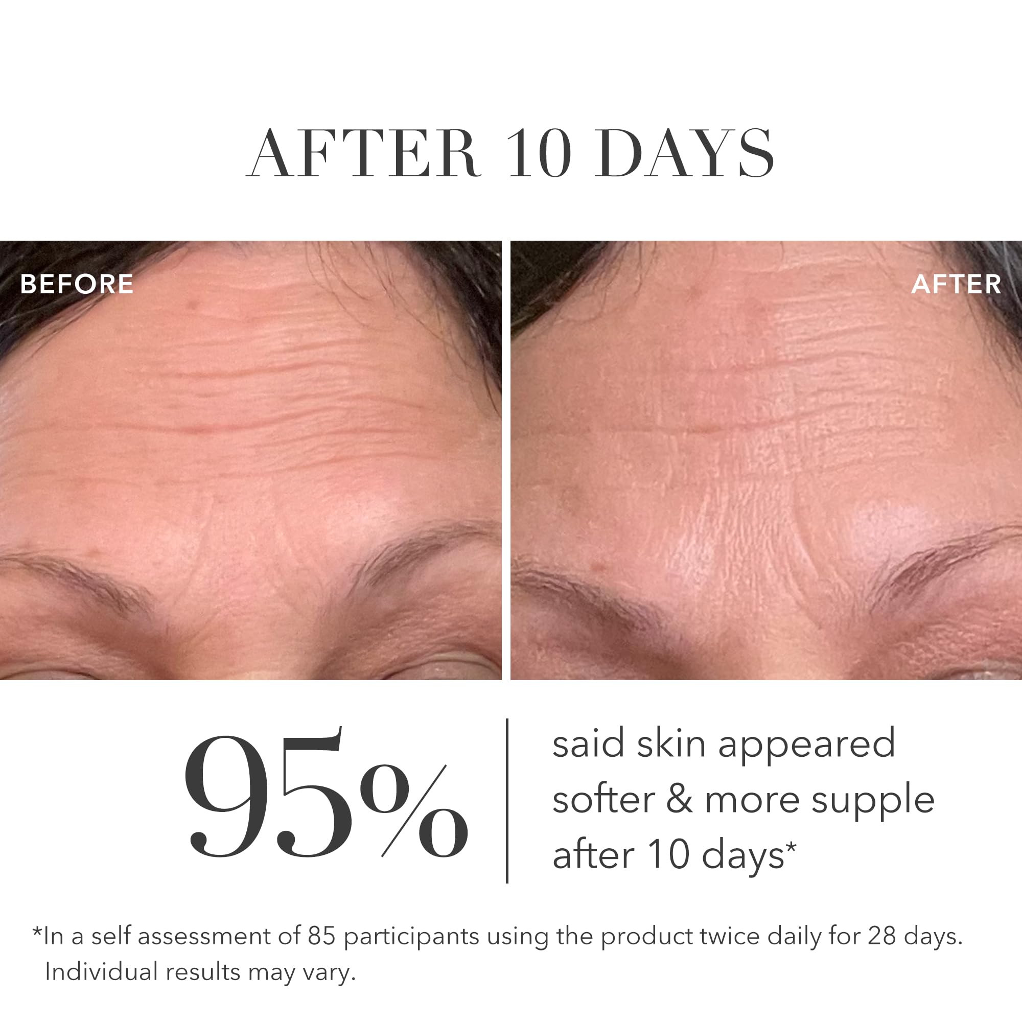 Algenist Genius Sleeping Collagen Night Cream application shows overnight nourishment.