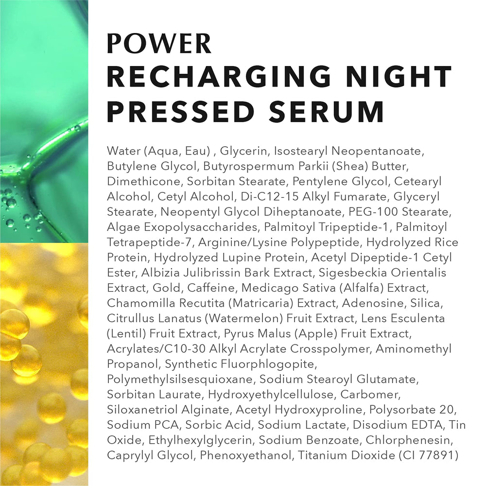 Algenist Night skincare routine shot depicts a calming evening ritual.