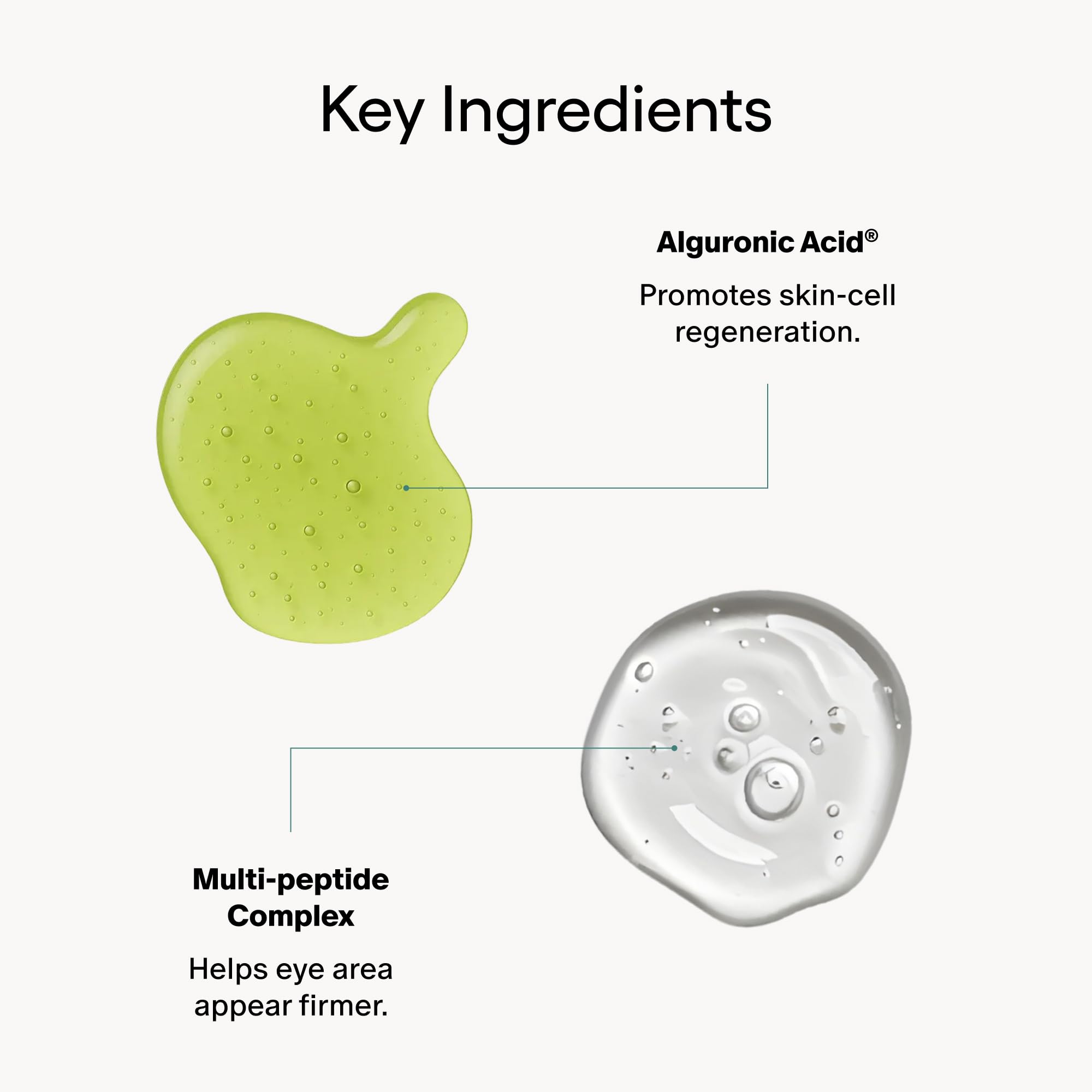 Algenist Power Recharging Night Pressed Serum texture melts into skin delivering deep hydration.