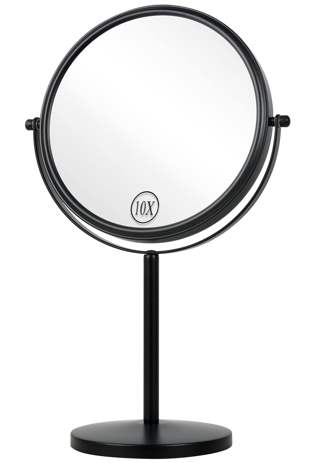 ALHAKIN 10x magnifying mirror close-up for precise makeup detail.