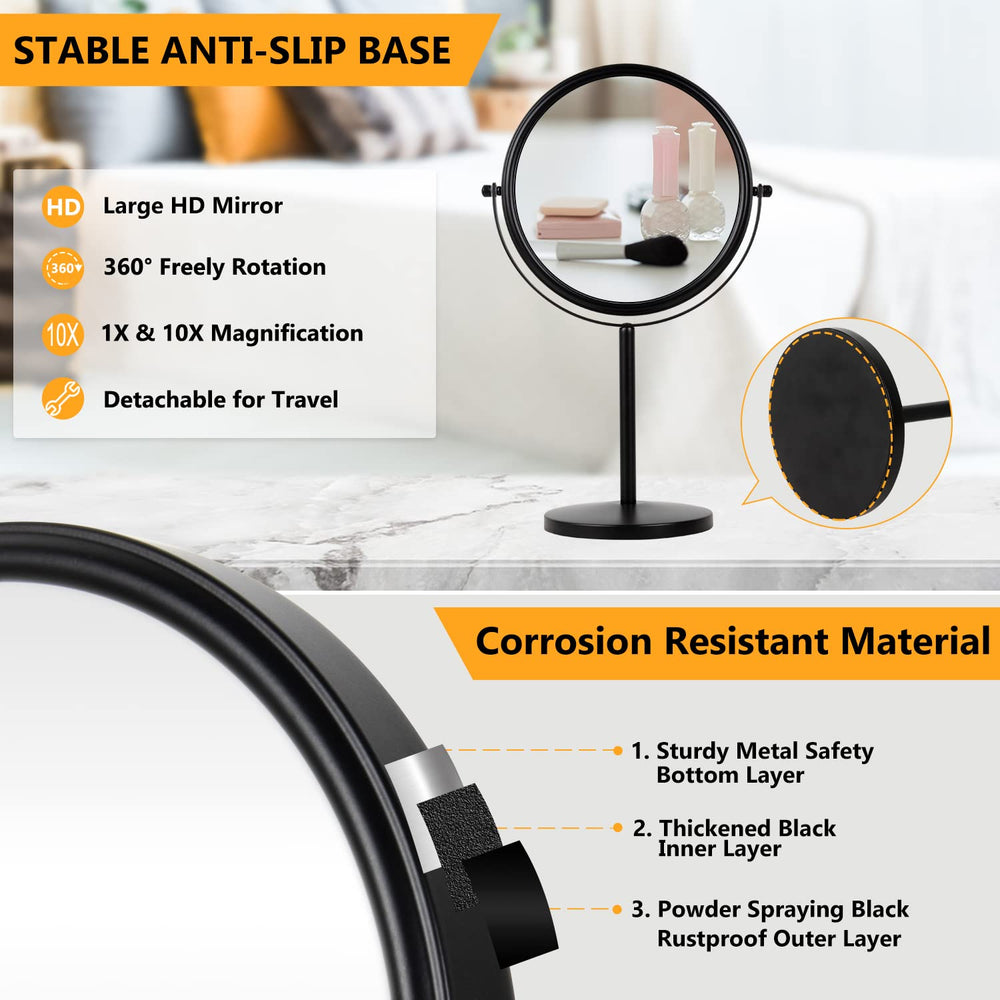 ALHAKIN detachable base supports easy travel and compact storage.