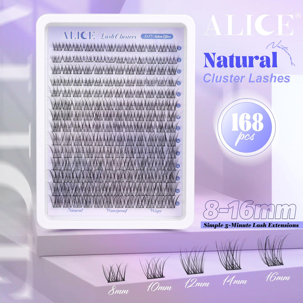 ALICE close-up of ultra-thin lash band, comfortable seamless blend along lash line