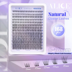 ALICE close-up of ultra-thin lash band, comfortable seamless blend along lash line