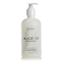 Alice + Co. lavender-eucalyptus bottle provides spa-like cleanse with refreshing scent.