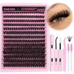 ALICE DIY Eyelash Extension Kit overview shows all-in-one lashes for at-home salon results.