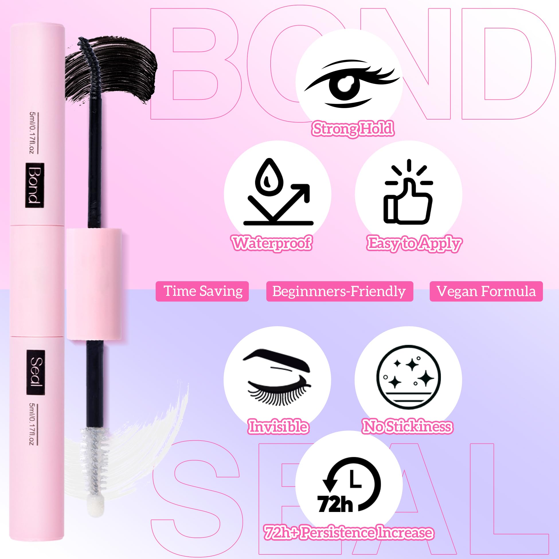 ALICE DIY Eyelash Extension Kit packaging shows travel-friendly kit for on-the-go touchups.