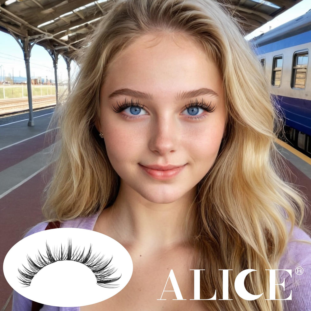 ALICE gentle-on-natural-lashes formula protects lash health during wear.