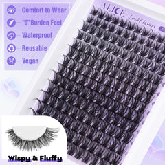 ALICE Lash Clusters Kit 168 pieces helps you build versatile lash looks.