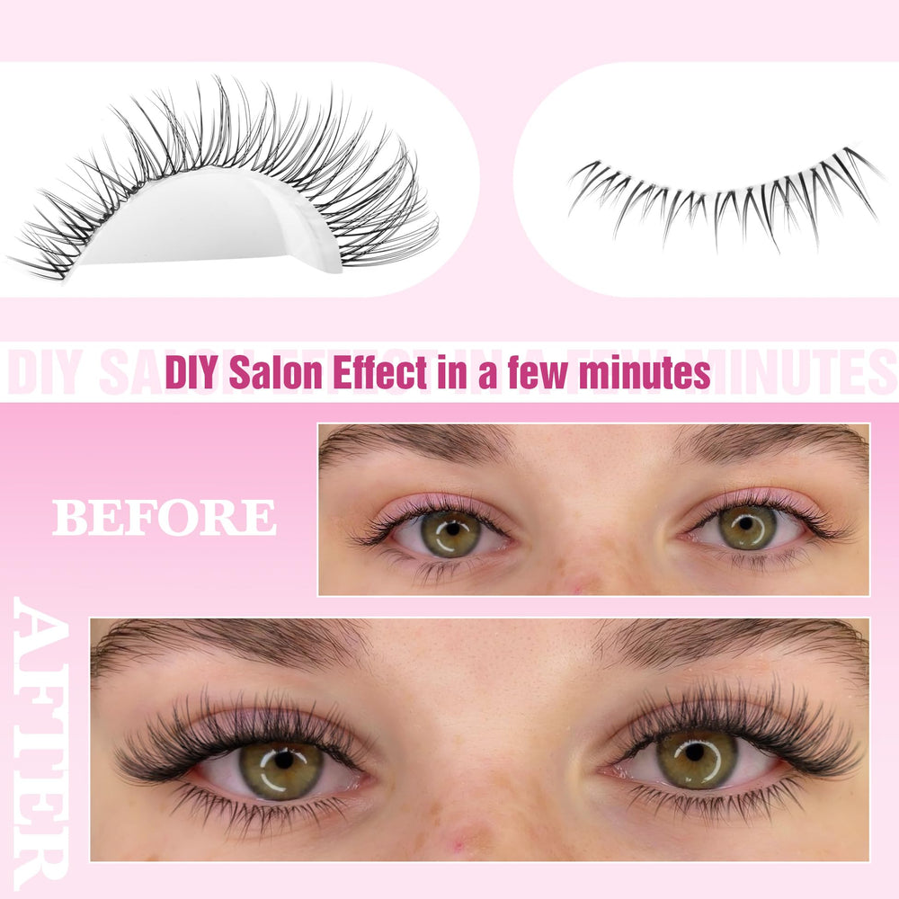 ALICE lash clusters kit 5-16mm mixed lengths for customizable volume.