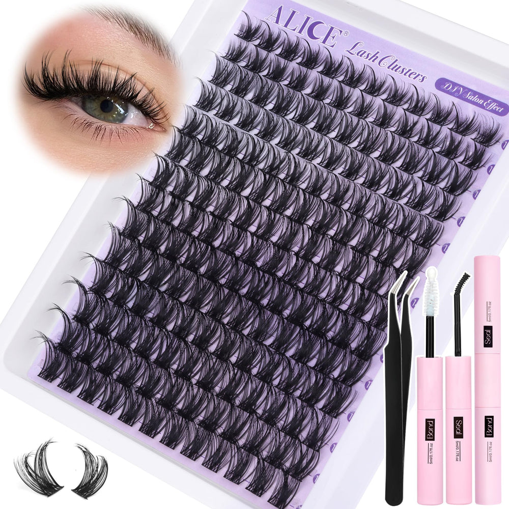 ALICE natural fluffy lashes suited for everyday looks and special occasions.