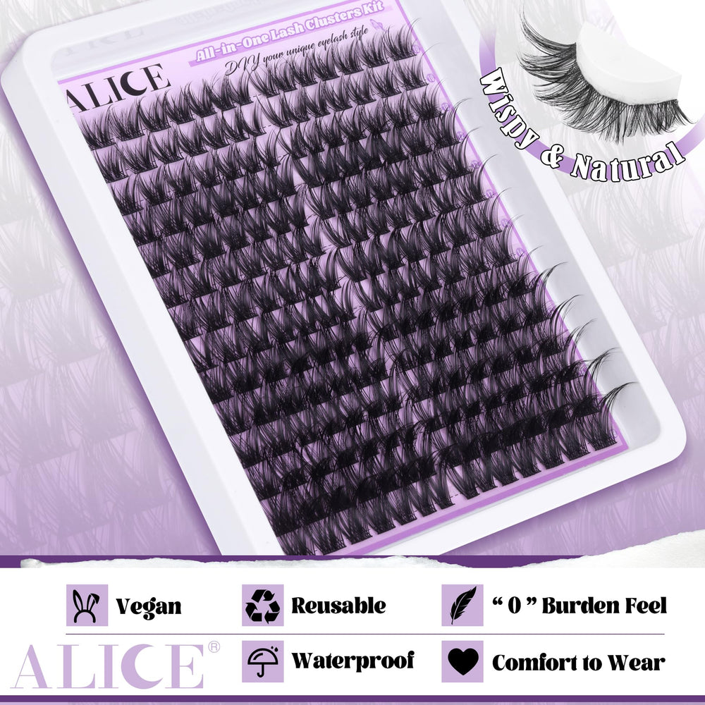 ALICE lash extension toolkit shows essential DIY lash tools.