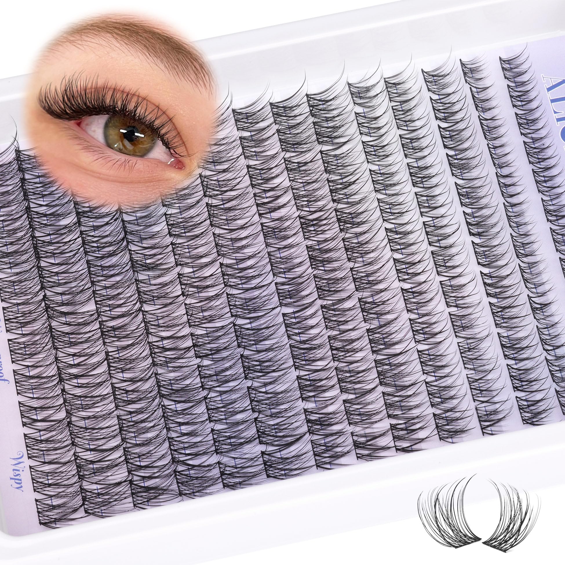 ALICE evening glam look with layered clusters, added fullness and drama