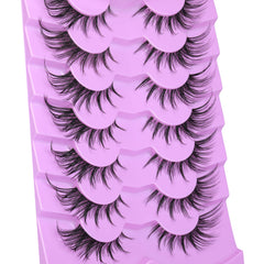 ALICE Manga Lashes Cat Eye 20mm for dramatic manga-inspired eye shape.