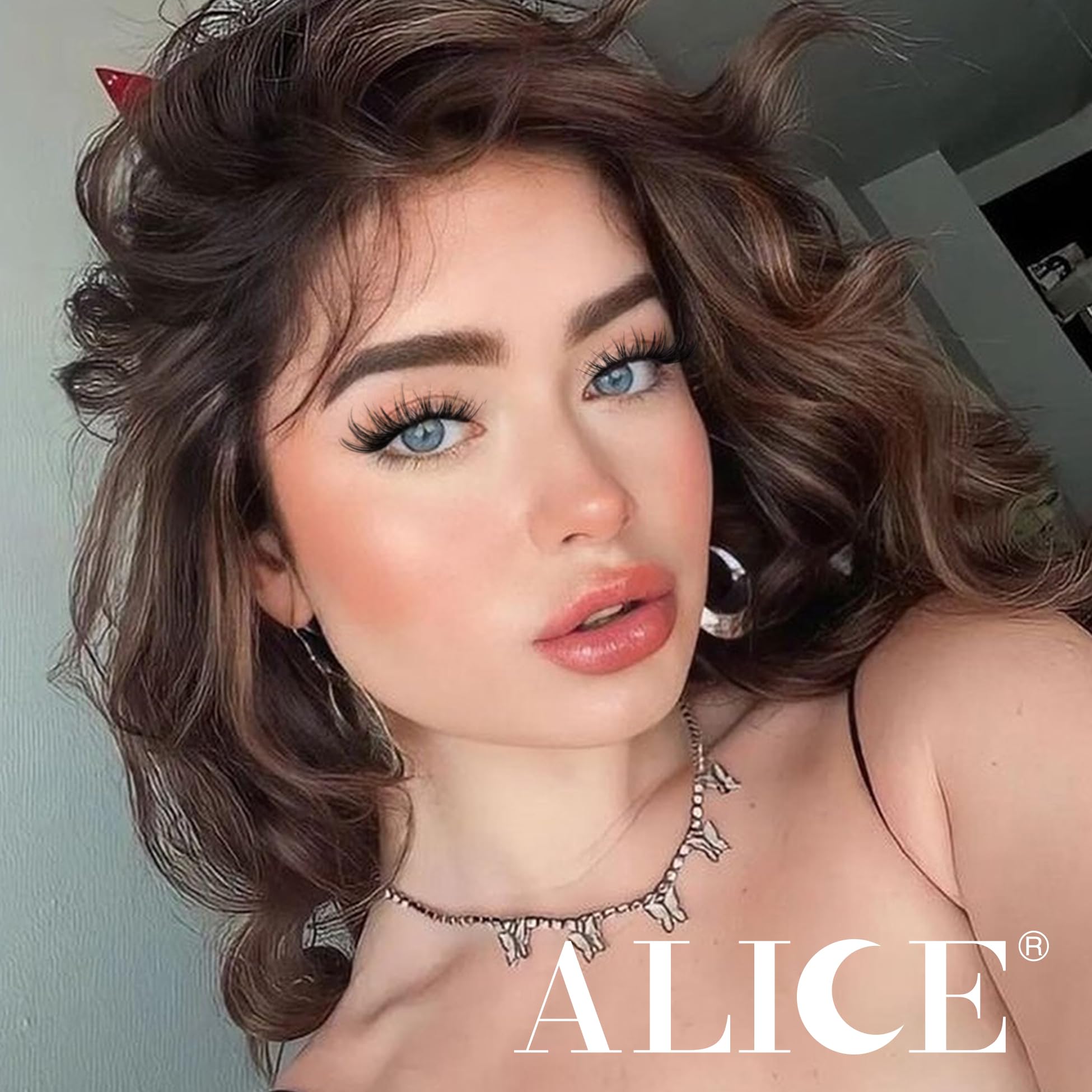 ALICE wispy to dramatic look shows versatile styling.