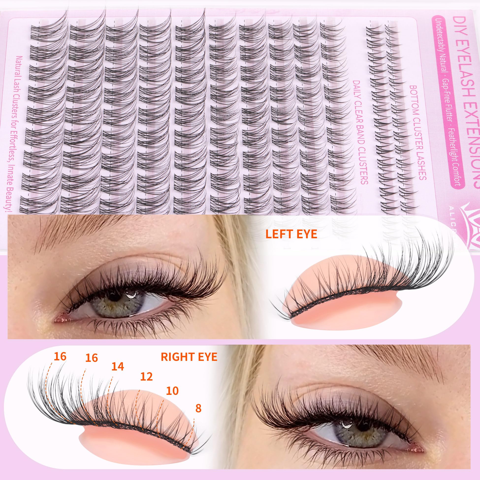 ALICROWN HAIR 2-in-1 lash bond seal enables easy DIY application.