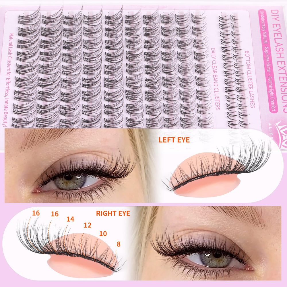 ALICROWN HAIR 2-in-1 lash bond seal enables easy DIY application.