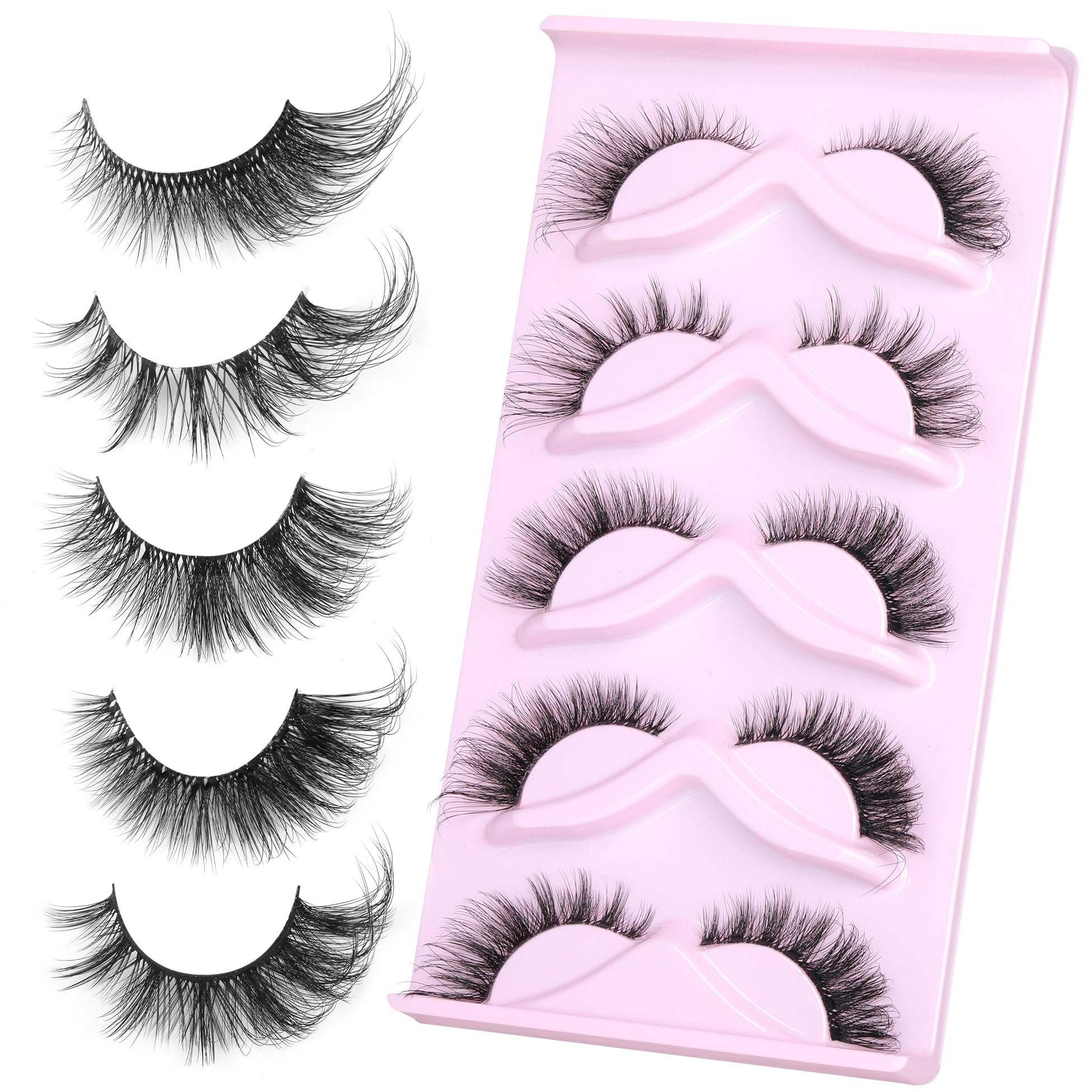 ALICROWN HAIR Pack of 5 Pairs for versatile styling across occasions.