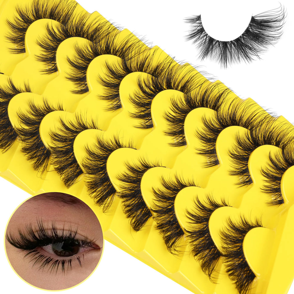 ALICROWN LASHES clear band lashes enhance a natural makeup look with soft bands.