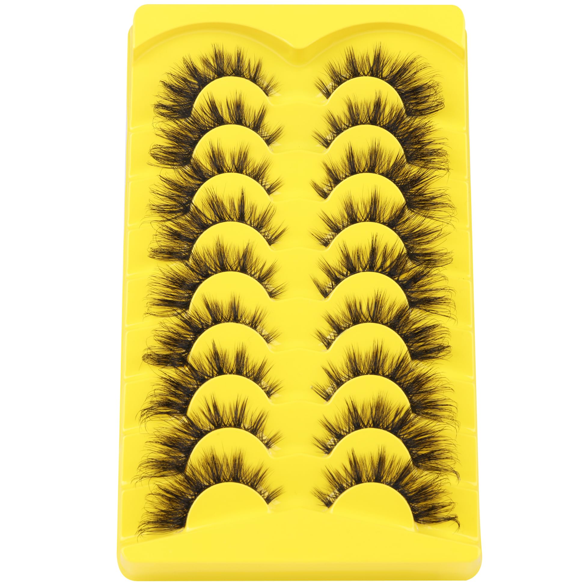ALICROWN LASHES nine-pairs-pack provides versatile styling options.