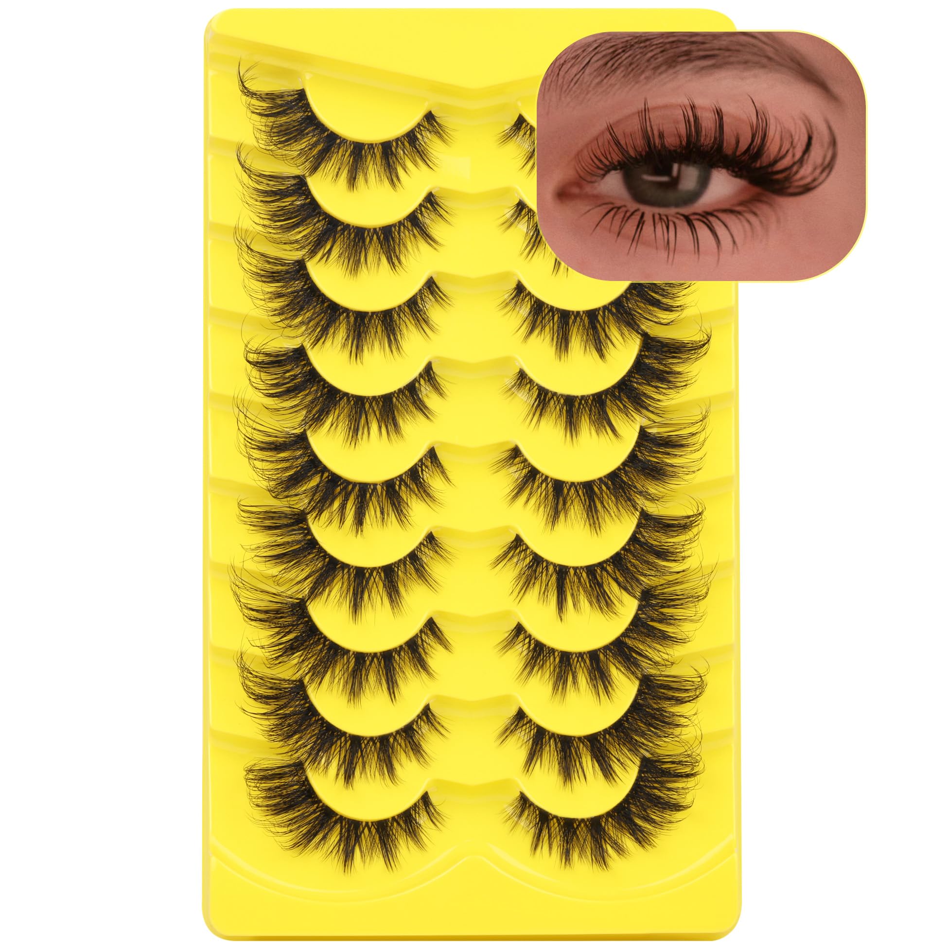 ALICROWN LASHES set ready-for-looks with 9 pairs for variety.
