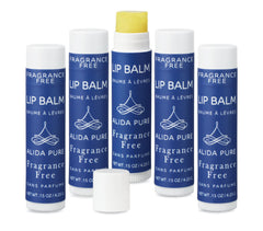 ALIDA PURE fragrance-free lip balm tubes pack—vegan hydration for dry lips.
