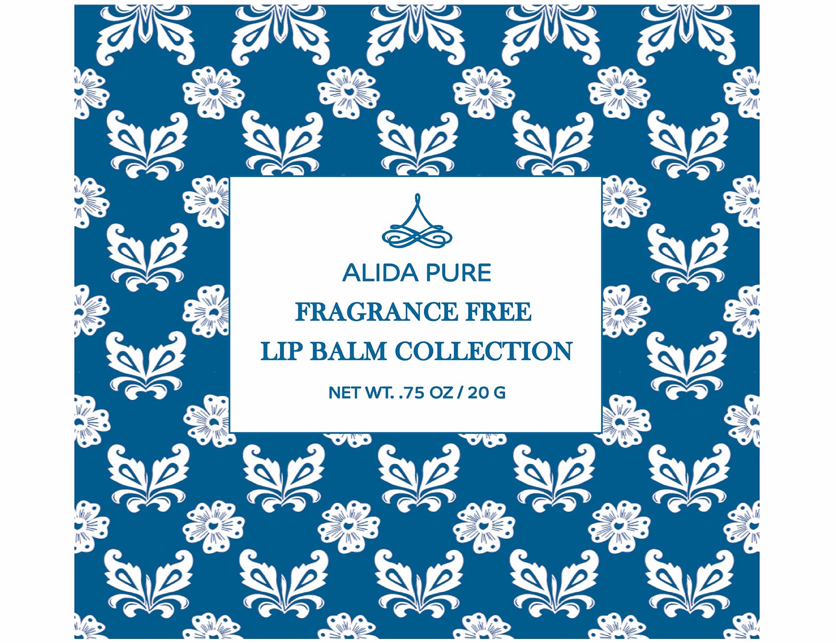 ALIDA PURE vegan cruelty-free logo signaling ethical lip care.