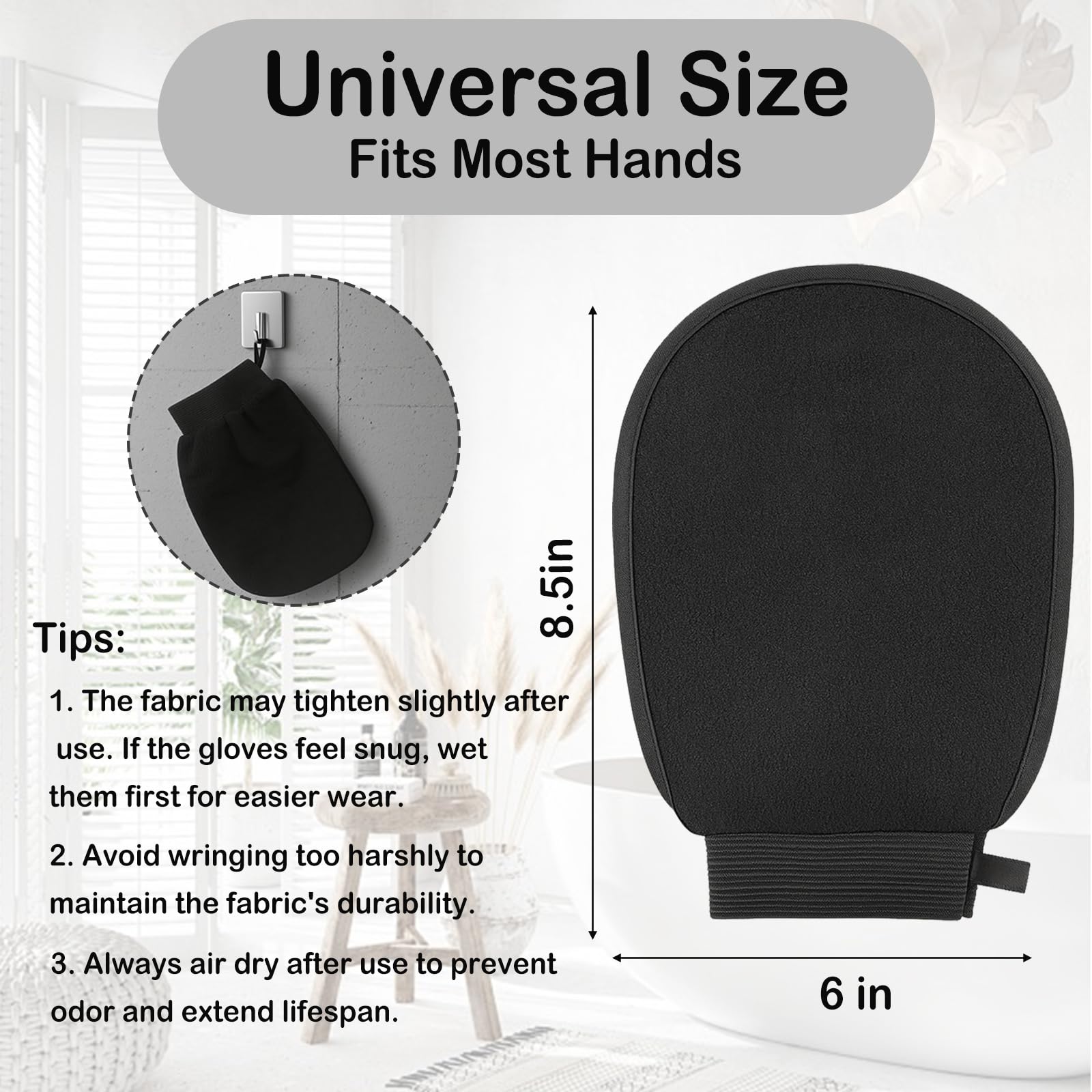 Alifecxwwy Deep Exfoliating Glove removing dead skin buildup