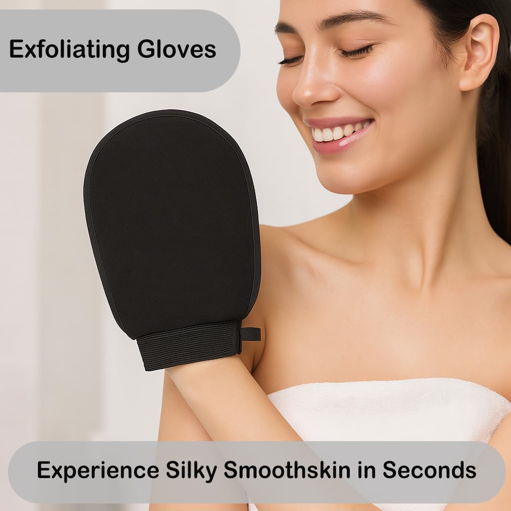 Alifecxwwy Deep Exfoliating Glove leaves skin soft after use