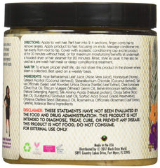 Alikay Naturals deep conditioner application on hair shows smoothing and detangling benefits.