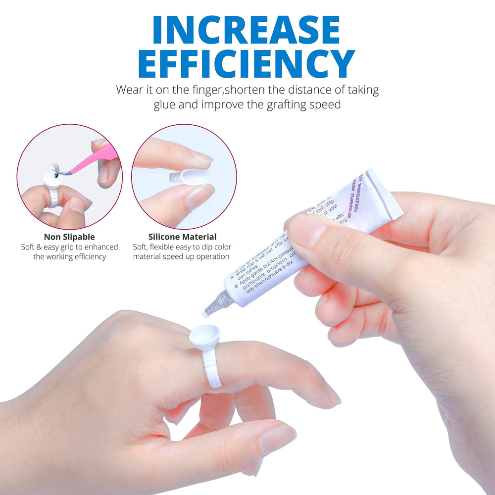 Aliory glue rings adhesive tape; quick-secure cups reduce dripping.