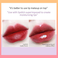 Alisesun lip oil strawberry bottle—hydrating lip care with fruity vibe.