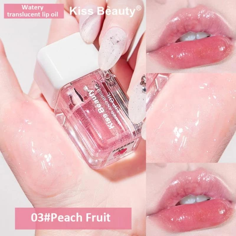 Alisesun pearl shimmer lip gloss tube—pearl accents and smooth finish.